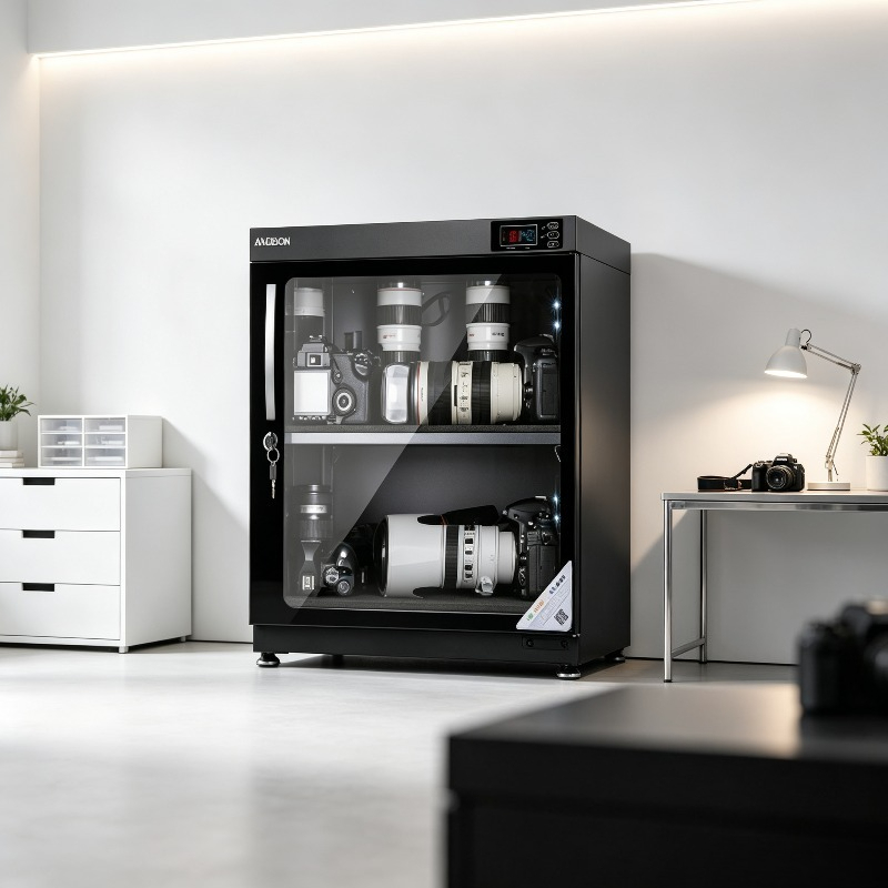 Camera Dry Cabinet - Elektronik Dijital Nem Kontrolü Kuru Dolap,