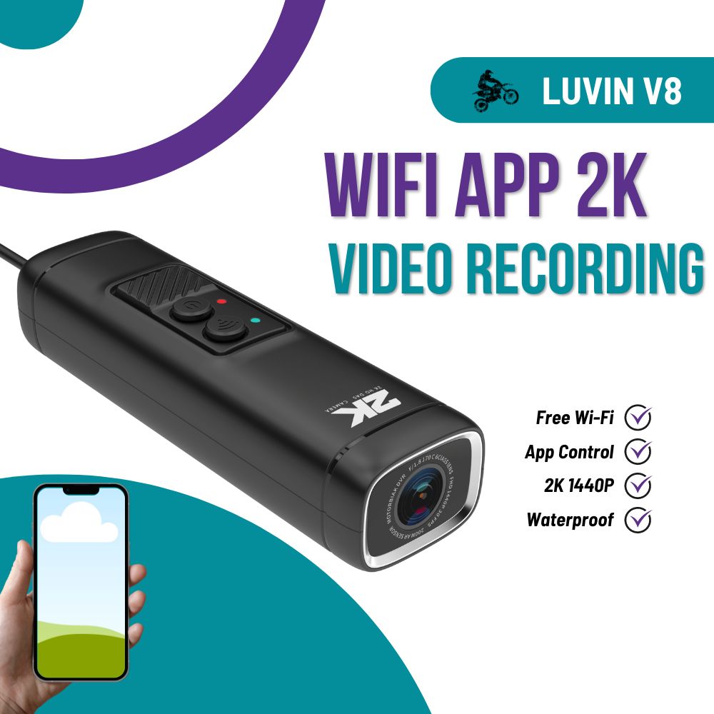 Memory Card Case - Freedconn motosiklet kamera Dvr 1440P Video