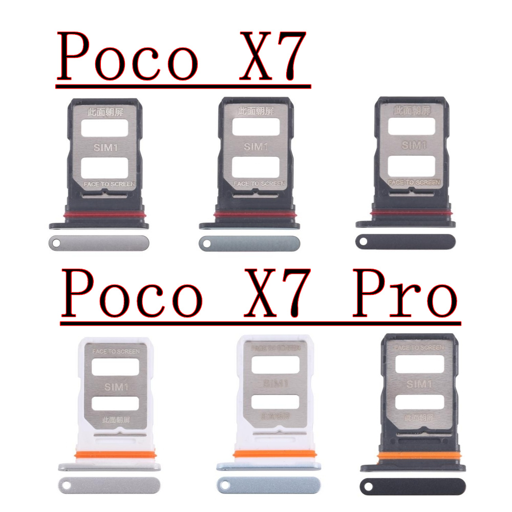 Memory Card Case - Sim Kart Tepsi Okuyucu Xiaomi Poco