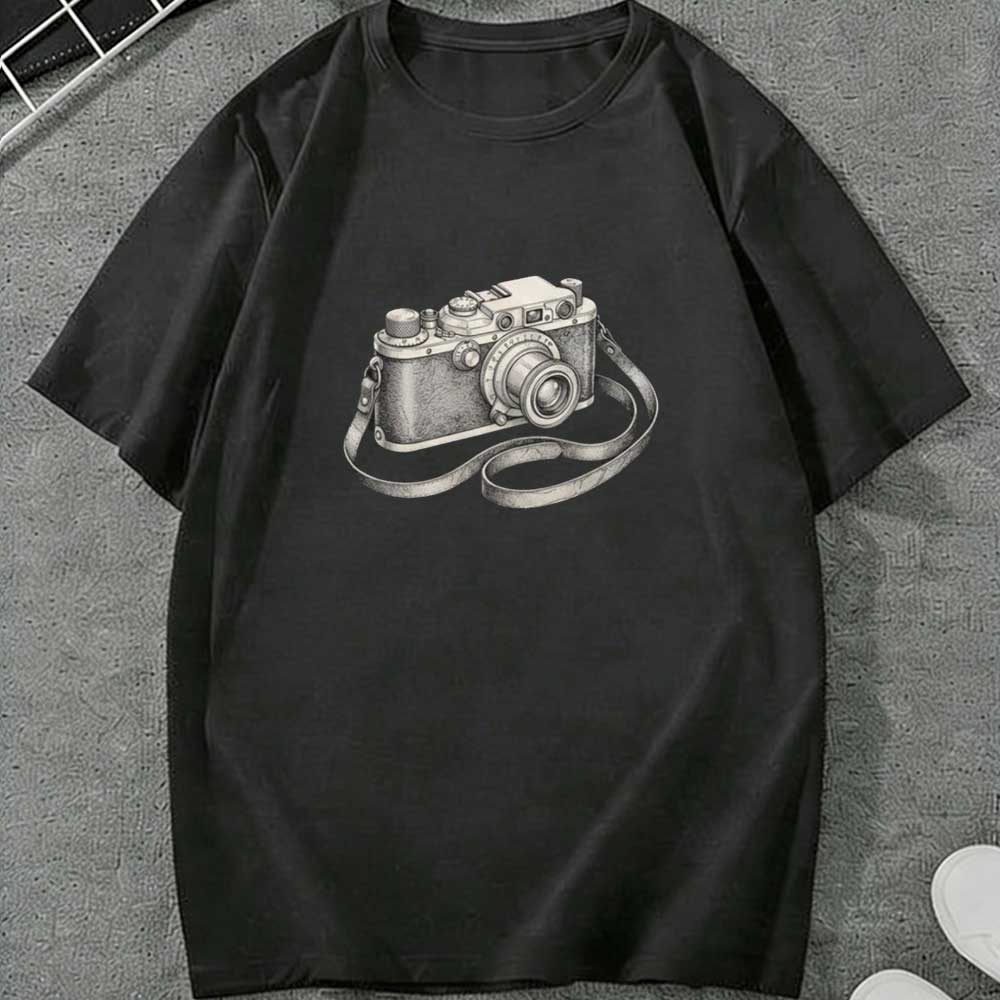 Kamera Gömlek Vintage Kamera T - Photography Graphic Design incelemesi ve fiyatı