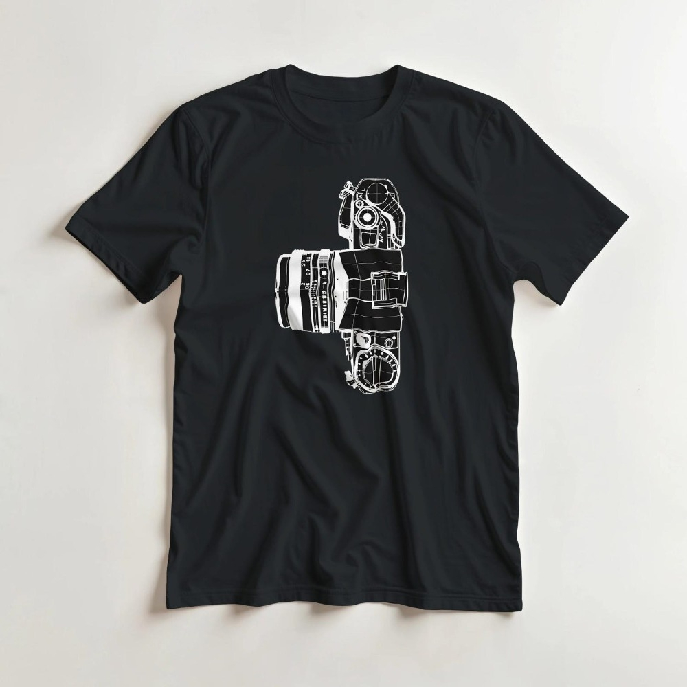 Vintage Kamera T-Shirt Fotoğra - Photography Graphic Design incelemesi ve fiyatı
