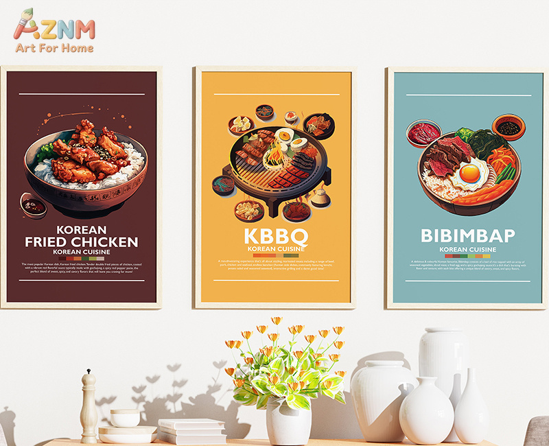 AZNM Çerçevesiz Kanvas Poster  - Photography Food incelemesi ve fiyatı