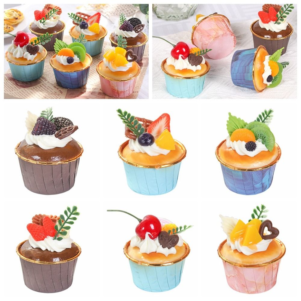 6 adet yapay meyve Cupcake kre - Photography Food incelemesi ve fiyatı