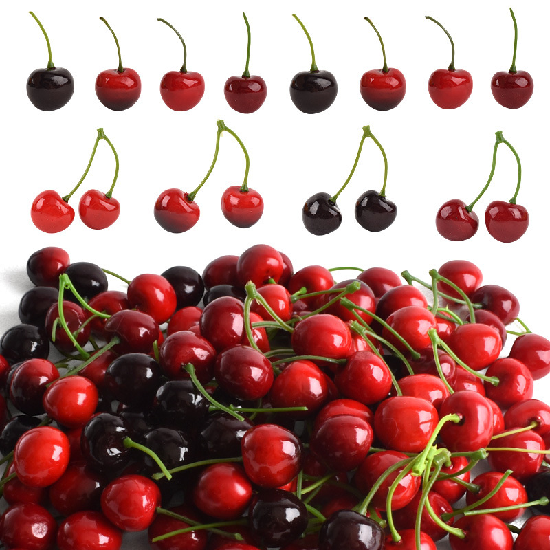 10 adet yapay kiraz sahte meyv - Photography Food incelemesi ve fiyatı